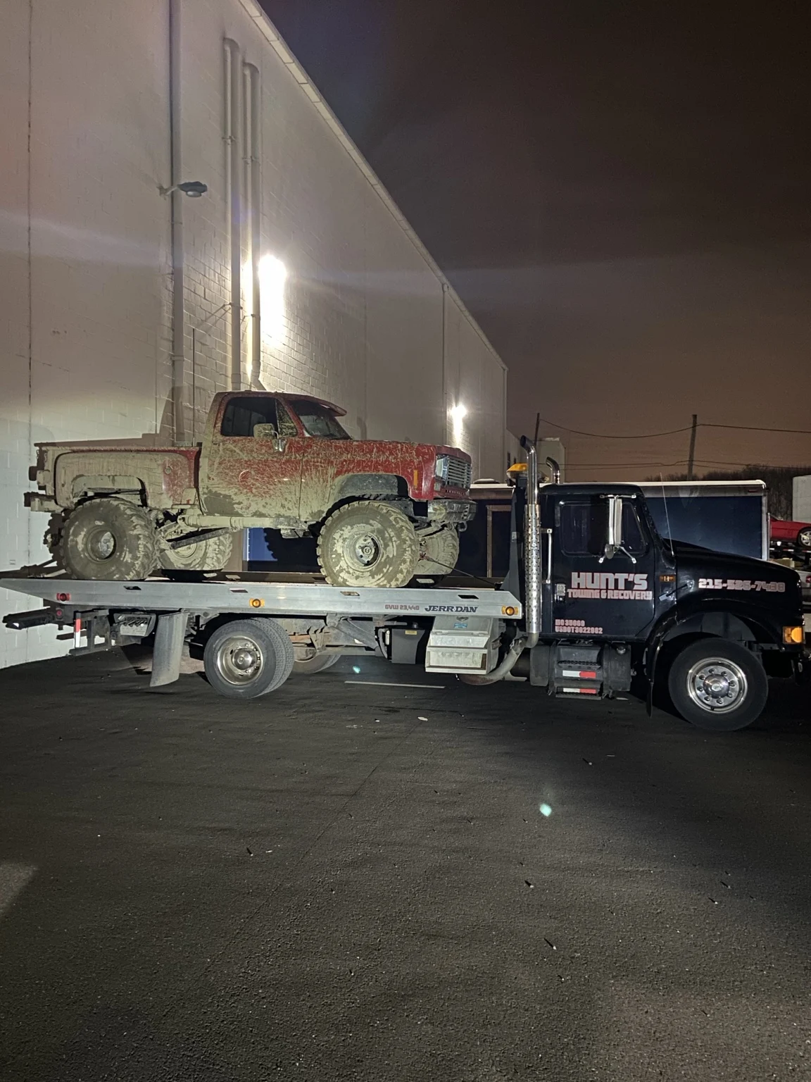 Vintage work truck transport